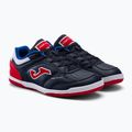 Ghete de fotbal pentru copii Joma Top Flex IN navy/roșu 3