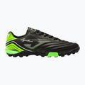 Ghete de fotbal Joma Aguila TF pentru bărbați, negru/verde fluor 11