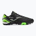 Ghete de fotbal Joma Aguila TF pentru bărbați, negru/verde fluor 2