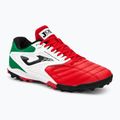 Ghete de fotbal Joma Cancha TF pentru bărbați roșu/alb/verde