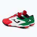 Ghete de fotbal Joma Cancha TF pentru bărbați roșu/alb/verde 3