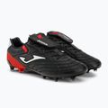 Ghete de fotbal Joma Aguila Cup FG pentru bărbați, negru/roșu 4