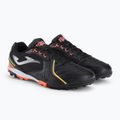 Ghete de fotbal Joma Dribling TF pentru bărbați, negru/roșu 4