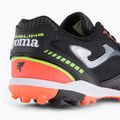 Ghete de fotbal Joma Dribling TF pentru bărbați, negru/roșu 9