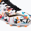 Joma Evolution FG ghete de fotbal pentru bărbați alb/negru/portocaliu 7