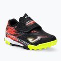 Joma Super Copa TF ghete de fotbal pentru copii, negru/portocaliu