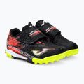 Joma Super Copa TF ghete de fotbal pentru copii, negru/portocaliu 4