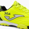 Joma Toledo TF ghete de fotbal pentru copii Lemon fluor/negru 10