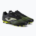 Joma ghete de fotbal pentru bărbați Xpander FG negru/lemon fluor 4