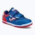 Ghete de fotbal pentru copii Joma Top Flex IN royal/roșu