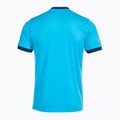 Tricou de tenis pentru bărbați Joma Court fluor turquoise/navy 2
