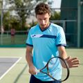 Tricou de tenis pentru bărbați Joma Court fluor turquoise/navy 4