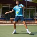 Tricou de tenis pentru bărbați Joma Court fluor turquoise/navy 5