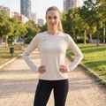 Joma R-Nature bluză de alergare pentru femei bej 901822.001 11