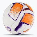 Minge de fotbal Joma Dali II white/fluor orange/purple mărime 5 2