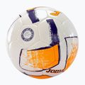 Minge de fotbal Joma Dali II white/fluor orange/purple mărime 5 2