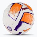 Minge de fotbal Joma Dali II white/fluor orange/purple mărime 3 2
