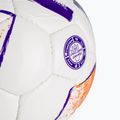 Minge de fotbal Joma Dali II white/fluor orange/purple mărime 3 3