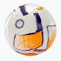 Minge de fotbal Joma Dali II white/fluor orange/purple mărime 3 2