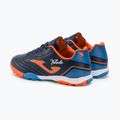 Ghete de fotbal pentru copii Joma Toledo Jr TF navy/orange 3