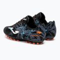 Încălțăminte de fotbal pentru copii Joma Super Copa Jr AG black/turquoise 3