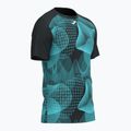 Tricou de tenis pentru bărbați Joma Challenge black/turquoise 3