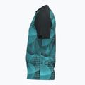 Tricou de tenis pentru bărbați Joma Challenge black/turquoise 6