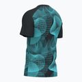 Tricou de tenis pentru bărbați Joma Challenge black/turquoise 8