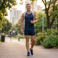 Tricou de alergare pentru bărbați Joma Elite XI navy/white 8