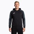 Bluză de alergare pentru bărbați Joma Elite XI Hoodie black/anthracite