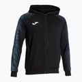 Bluză de alergare pentru bărbați Joma Elite XI Hoodie black/anthracite 2