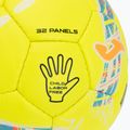 Minge de fotbal Joma Dali III yellow/fluor turquoise mărimea 3 3