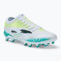 Încălțăminte de fotbal pentru bărbați Joma Evolution FG white/turquoise