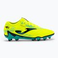 Încălțăminte de fotbal pentru bărbați Joma Powerful FG lemon fluor/turquoise 8