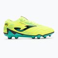 Încălțăminte de fotbal pentru bărbați Joma Powerful FG lemon fluor/turquoise 2
