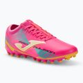 Încălțăminte de fotbal pentru bărbați Propulsion AG pink/yellow