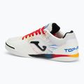 Încălțăminte de fotbal pentru bărbați Joma Top Flex IN white/red 3