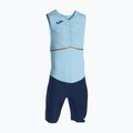 Costum de triatlon pentru bărbați  Joma Record III Bodysuit sky blue-navy