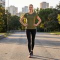 Tricou de alergare pentru femei Joma Record III khaki 6