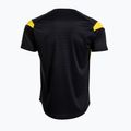 Tricou pentru bărbați Joma Montreal black/yellow 2