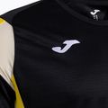Tricou pentru bărbați Joma Montreal black/yellow 3