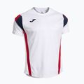 Tricou pentru bărbați Joma Montreal white/red 4