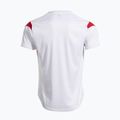 Tricou pentru bărbați Joma Montreal white/red 5