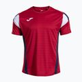 Tricou pentru bărbați Joma Montreal red/dark navy