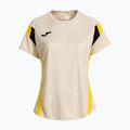 Tricou de tenis pentru femei Joma Montreal beige/yellow