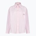 Tricou pentru bărbați Kaotiko Stripes Dark People pink / white