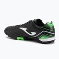 Încălțăminte de fotbal pentru bărbați Joma Aguila TF black/fluor green 3