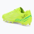 Ghete de fotbal pentru copii Joma Propulsion Jr FG galben fluor 3