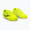 Ghete de fotbal pentru copii Joma Propulsion Jr FG galben fluor 2