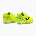 Ghete de fotbal pentru copii Joma Propulsion Jr FG galben fluor 3